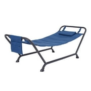 Mainstays Belden Park Polyester Hammock with Stand and Pillow for Outdoor , Multi color