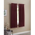 thumbnail image 1 of Mainstays Bennett Textured Curtain, Burgandy 54 inch, Set of (2), 1 of 4