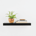 thumbnail image 1 of Mainstays Black 23 in Wood Floating Shelf, 1 of 7