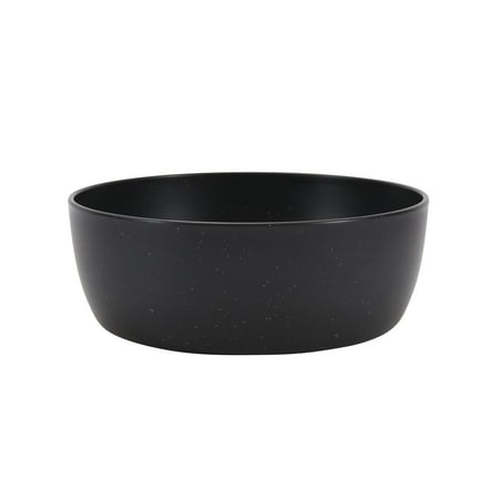 Mainstays Black 38-Ounce Eco-Friendly Recycled Plastic Dinner Bowl
