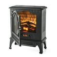 thumbnail image 1 of Mainstays Black Corded Electric 2 Speed Adjustable Fireplace Heater, 1 of 5