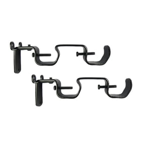 Mainstays 2 Double Rod Converter Brackets, Black