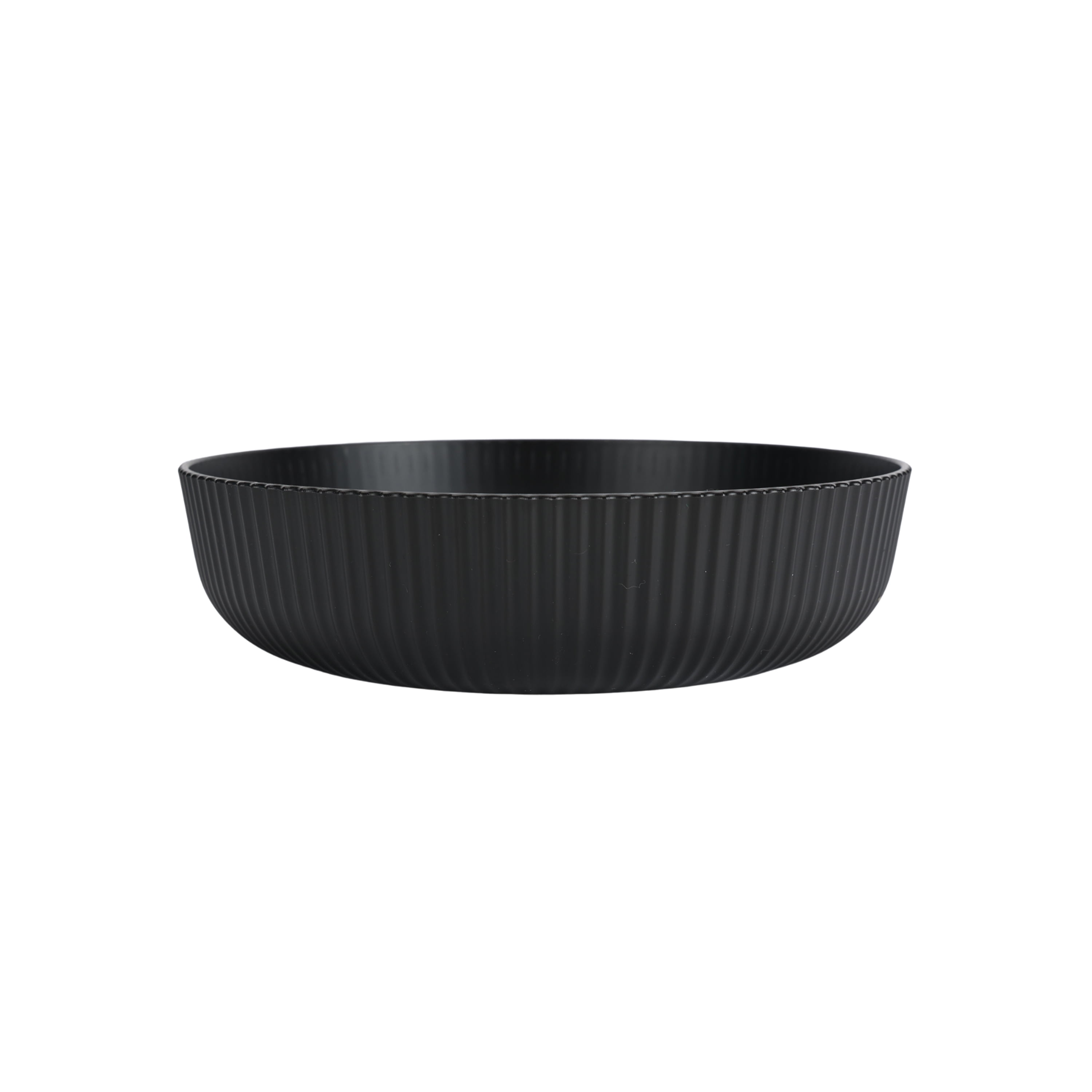 Mainstays - Black Eco-Friendly Recycled Plastic Dinner Bowl, 43-Ounce