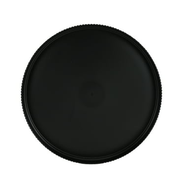 Mainstays Eco-Friendly Recycled Plastic Dinner Plate, Black, 10"