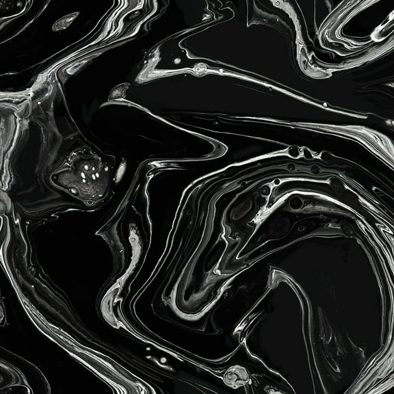 Mainstays Black Marble, Peel and Stick Wallpaper 13.35 sq. ft.