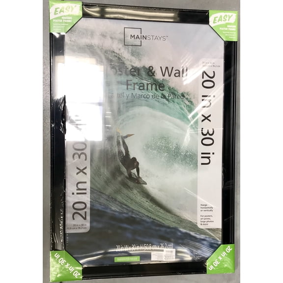 Mainstays Black Poster & Wall Frame 20" x 30" Poster