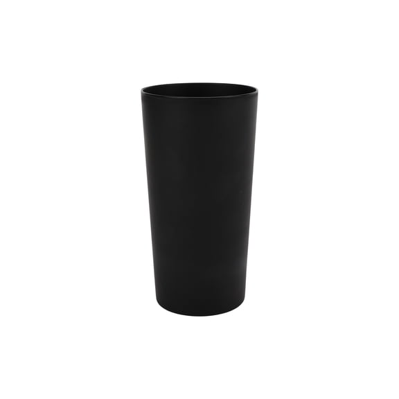 Mainstays Black Round Plastic Tumbler, 26 oz