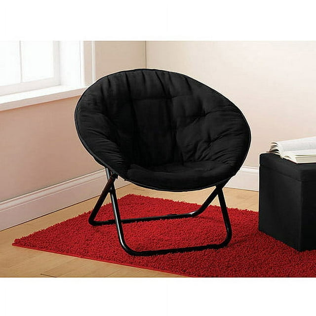 Mainstays Black Saucer Chair