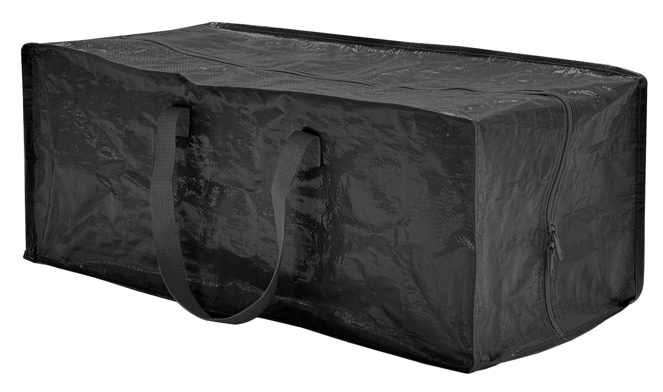 Mainstays Heavy Duty Storage and Moving Bag with Backpack Straps, Black, 20 Gallon