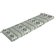 Mainstays Black and White Tribal 17 x 46 in. Outdoor Bench Cushion