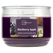 Mainstays Blackberry Apple Scented 3-Wick Glass Jar Candle, 11.5 oz