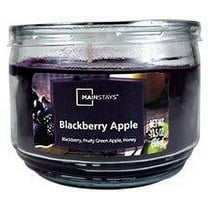Mainstays Blackberry Apple Scented 3-Wick Glass Jar Candle, 11.5 oz.