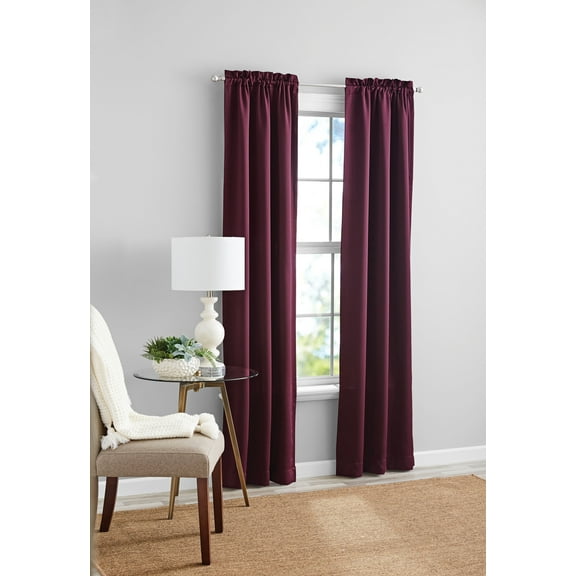 Mainstays Kids Monster Truck Print Room Darkening Grommet Single Curtain Panel, Brown, 42 x 54