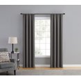 thumbnail image 1 of Mainstays Blackout Curtain Panel Pair, Set of 2, Gray, 50"W x 84"L, 1 of 7