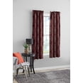 thumbnail image 1 of Mainstays Blackout Curtain Panel Pair, Set of 2, Medallion Brick Red, 30"W x 63"L, 1 of 7