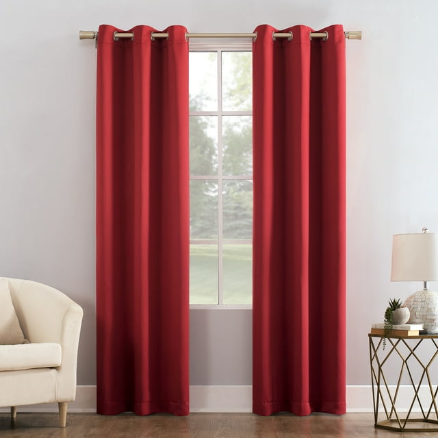 Mainstays Blackout Energy Efficient Grommet Single Curtain Panel, 40