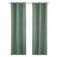 thumbnail image 1 of Mainstays Blackout Textured Slub Grommet Single Indoor Curtain Panel, Green, 38" W x 84" L, 1 of 9