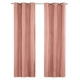 thumbnail interactive-video image 1 of Mainstays Blackout Textured Slub Grommet Single Indoor Curtain Panel, Terracotta, 38" W x 84" L, 1 of 10