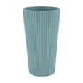thumbnail interactive-video image 1 of Mainstays - Blue Eco-Friendly Recycled Plastic Beverage Tumbler, 26-Ounce, 1 of 7