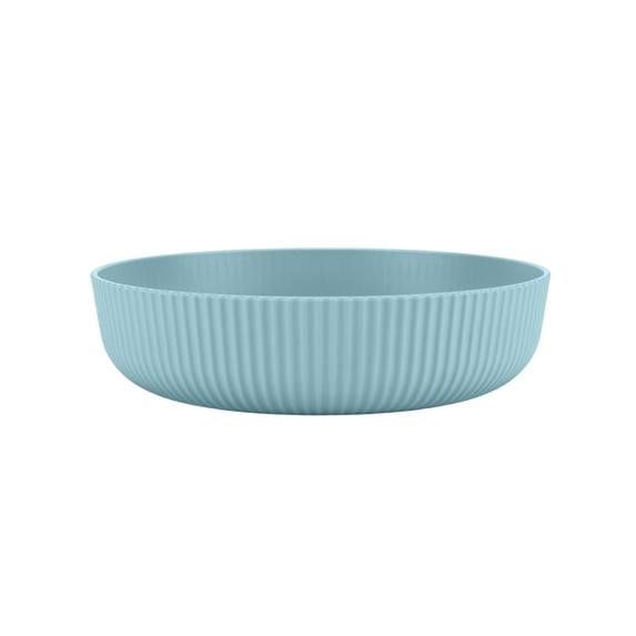 Mainstays - Blue Eco-Friendly Recycled Plastic Dinner Bowl, 43-Ounce