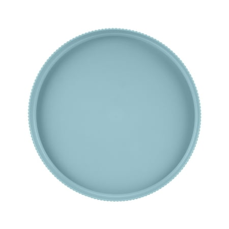 Mainstays Eco-Friendly Recycled Plastic Dinner Plate, Blue, 10"