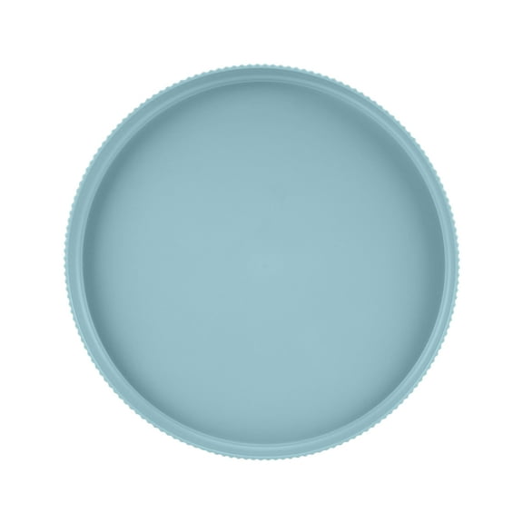 Mainstays Eco-Friendly Recycled Plastic Dinner Plate, Blue, 10"