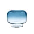 thumbnail image 1 of Mainstays 5.2" Blue Ombre Glass Hurricane Home Pillar Candle Holder Small, 1 of 9
