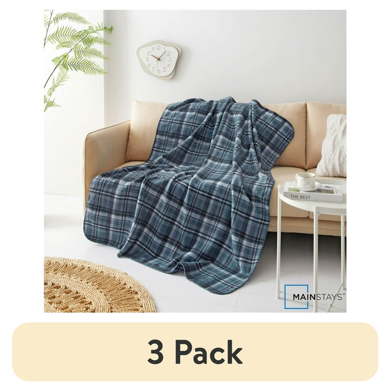 Plaid throw blanket hotsell