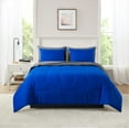 Mainstays Blue Reversible 7Piece Bed in a Bag Comforter Set with