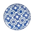 thumbnail image 1 of Mainstays Blue Rim Printed Stoneware 7.5" Coupe Salad Plate, 1 of 6