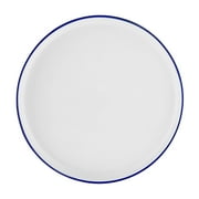 Mainstays Blue Rim Stoneware Dinner Plate, 10.1 in