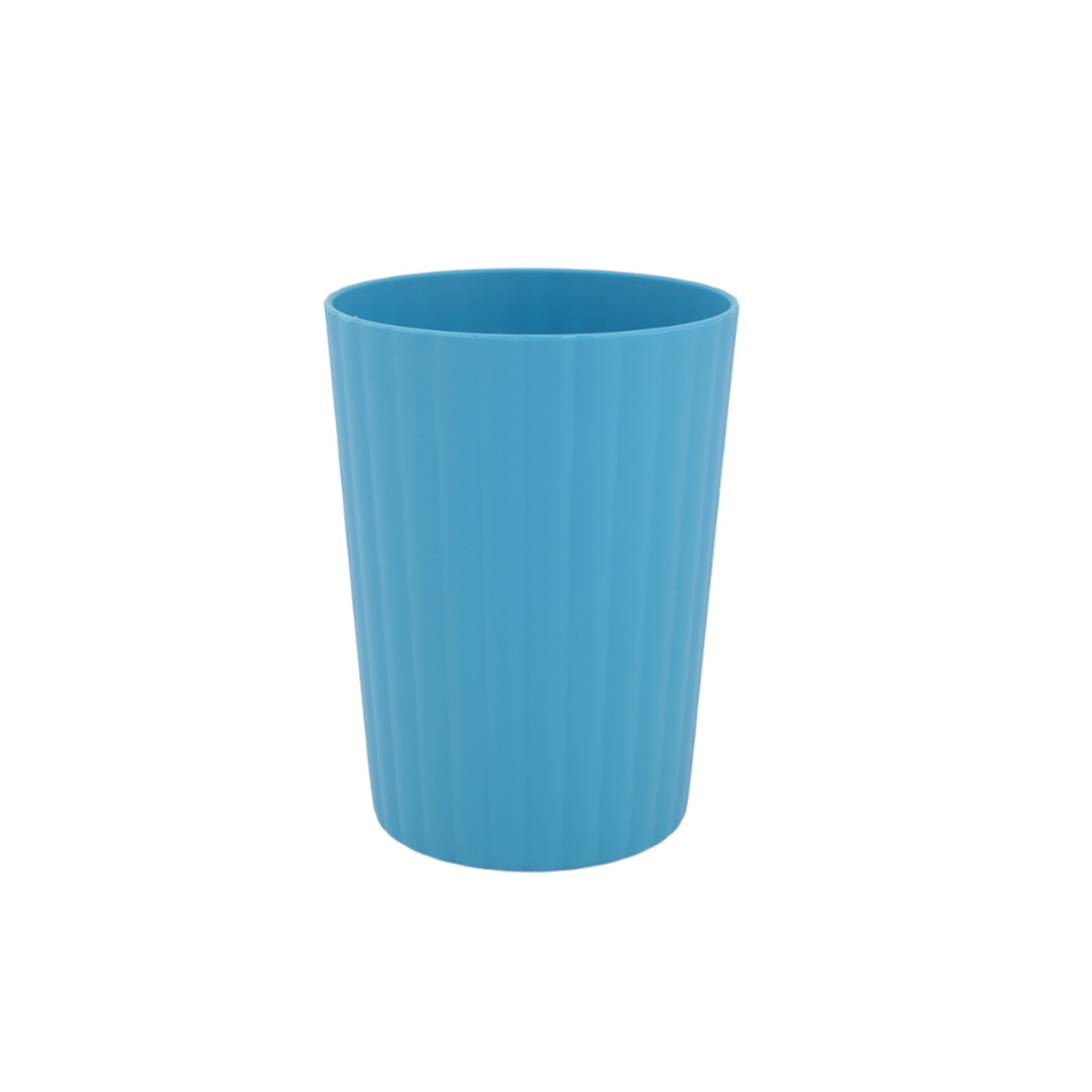 Mainstays - Blue Round Plastic Tumbler, Ribbed, 18-Ounce