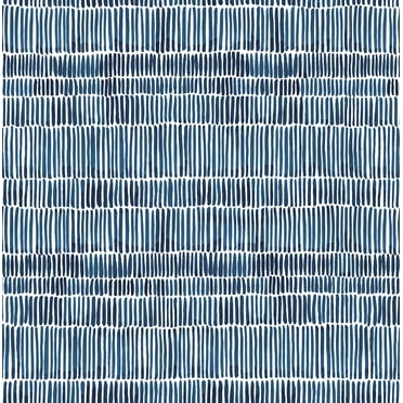 Mainstays Blue Sketched Lines, Peel and Stick Wallpaper 13.35 Sq. Ft.