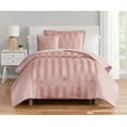 Mainstays Blush Pink 7 Piece Bed in a Bag Comforter Set with Sheets
