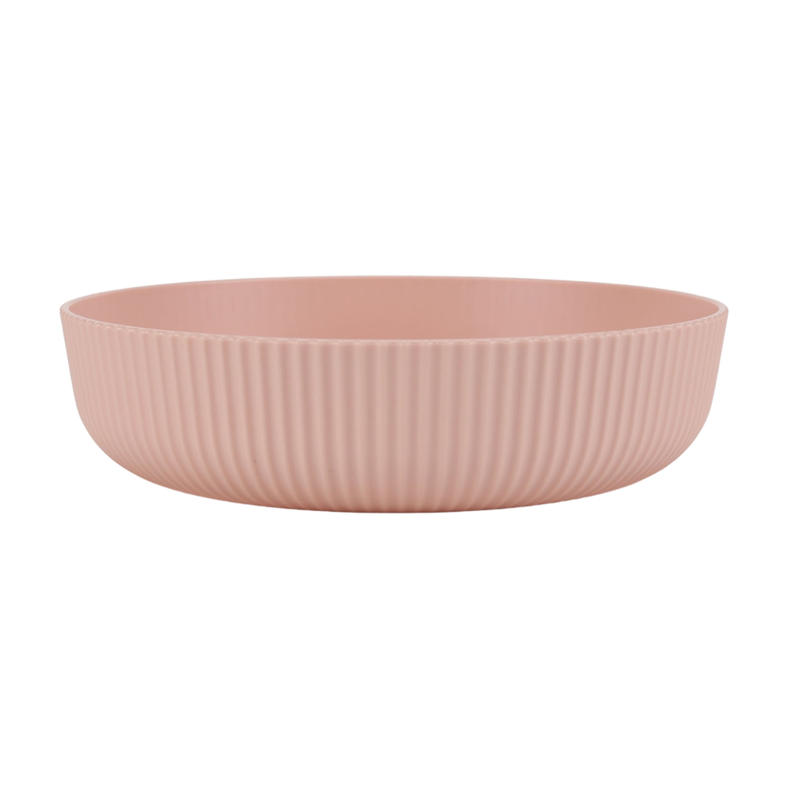 Mainstays - Blush Pink Eco-Friendly Recycled Plastic Dinner Bowl, 43-Ounce