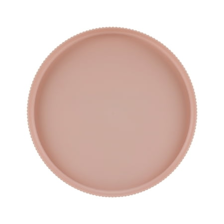 Mainstays Eco-Friendly Recycled Plastic Dinner Plate, Blush Pink, 10"