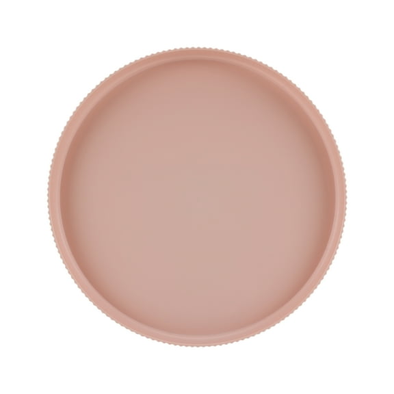Mainstays Eco-Friendly Recycled Plastic Dinner Plate, Blush Pink, 10"
