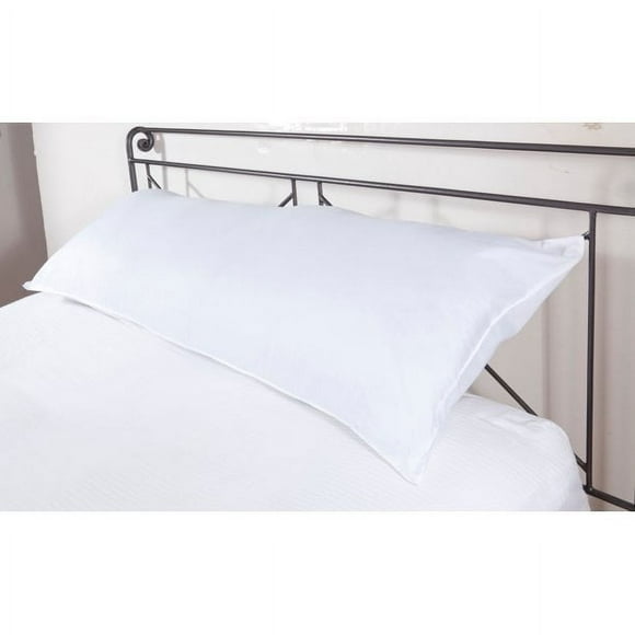 Mainstays Body Pillow - 20"x 54", White, Microfiber, Hypoallergenic