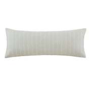 Mainstays Microfiber Body Pillowcase - Beige & White Stripe - 20"x52" - 1 Pack