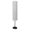 Mainstays 64" Dual Pole Arch Metal Floor Lamp, Black Finish with White ...