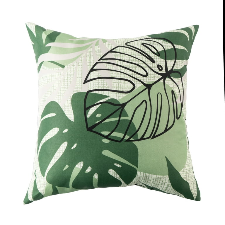 Mainstays Reversible Outdoor Throw Pillow 16 inches Multicolour Floral -  Walmart.com