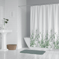 Mainstays Botanical Garden Multi Color Printed Shower Curtain, 72” x 72"