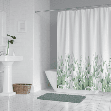 Mainstays Botanical Garden Multi Color Printed Shower Curtain, 72” x 72"