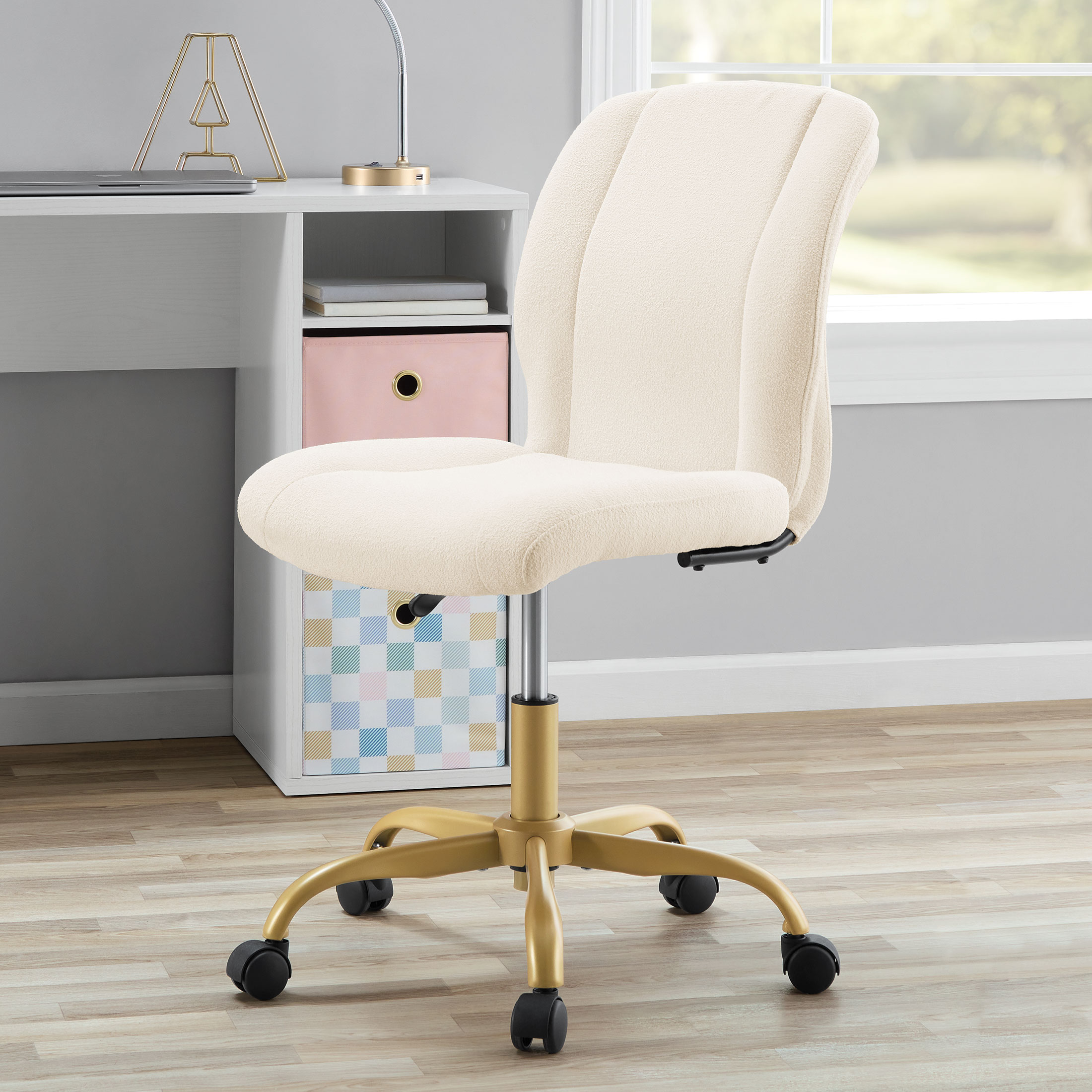 Mainstays Boucl Armless Office Chair For Adults And Teens Cream: Should You Buy It?