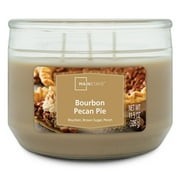 Mainstays Bourbon Pecan Pie Scented 3 Wick Candle, 11.5 oz.