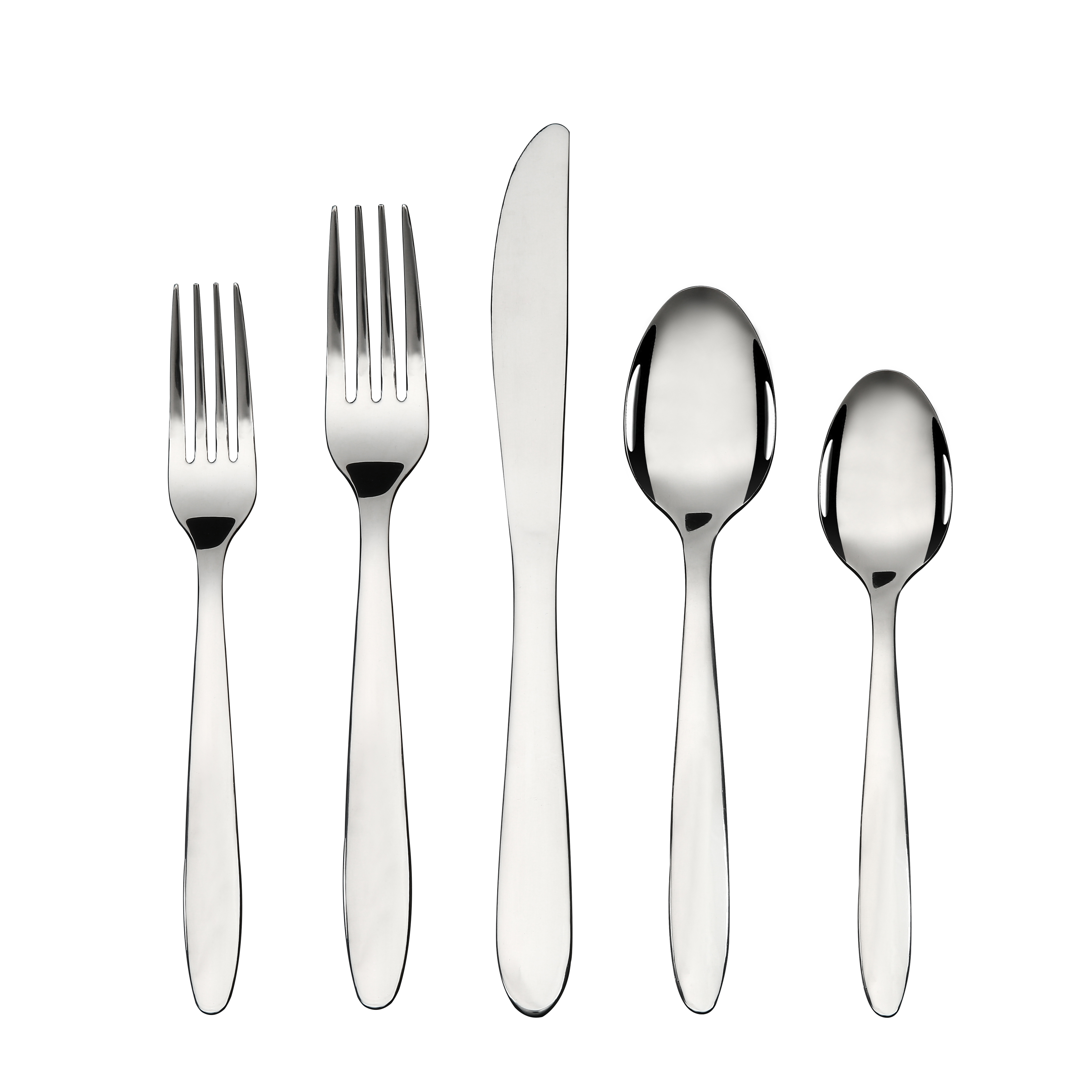 Mainstays Breck 20-Piece Stainless Steel Flatware Set