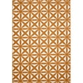 thumbnail image 1 of Mainstays Bright Eyed Suzy Polypropylene Orange/White Indoor Area Rug, 5' x 7', 1 of 6