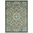 thumbnail image 1 of Mainstays Bright Persian Medallion Gray Blue Indoor Area Rug, 4'x5'4", 1 of 8