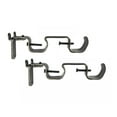 Mainstays Bronze Double Rod Converter Brackets (2 Count)