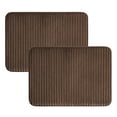 thumbnail image 1 of Mainstays Brown 2-Piece Performance Foam 20"x 32" Bath Rug Set, 1 of 10